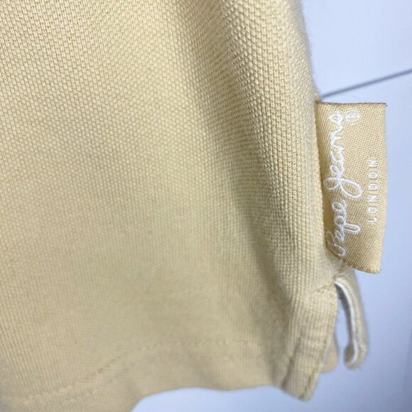 Pepe Jeans London Men's Size 3XL Short Sleeve Polo Shirt Tan - Picture 5 of 8